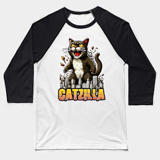 Catzilla S01 D32 Baseball T-Shirt